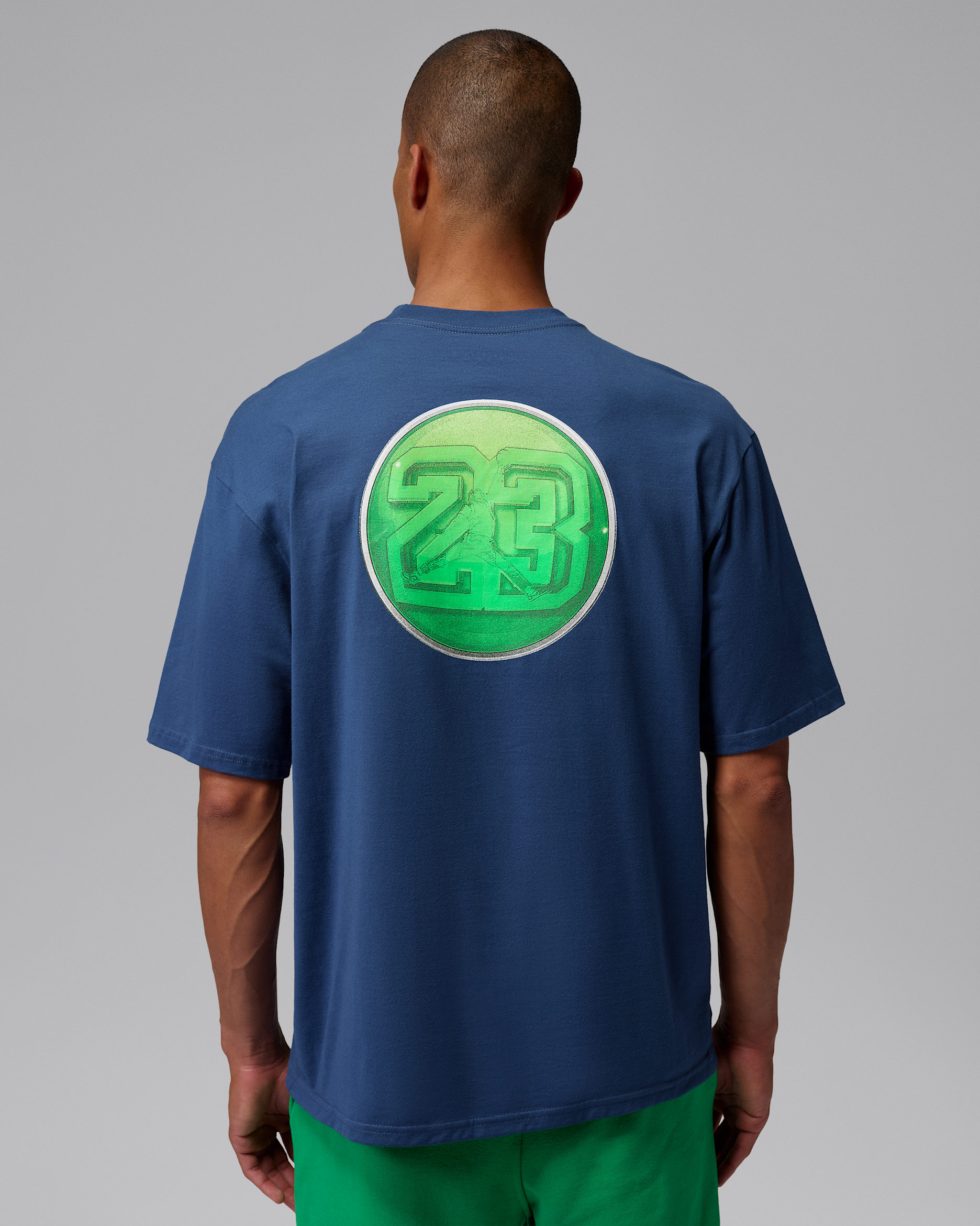 Jordan サッカーシャツ Mサイズ ネイビー/グリーン Jordan Men's T-Shirt. Nike.com